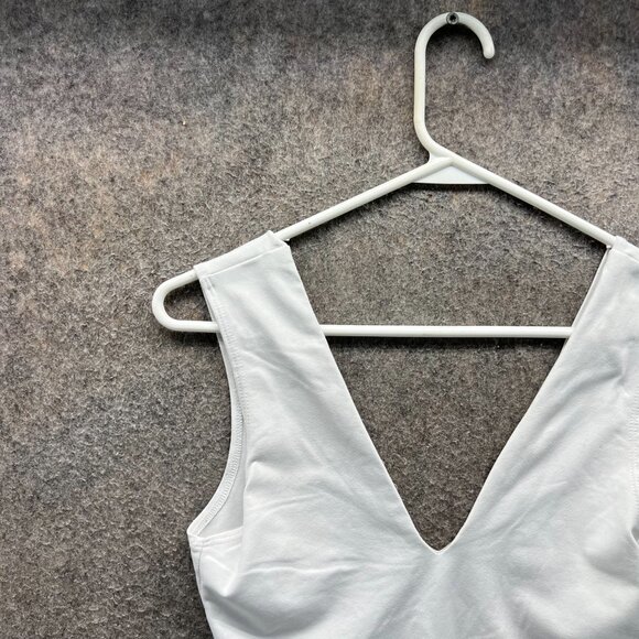 Free People Bodysuit Womens Small White Stretch One Piece Swimsuit Takahashi - Picture 8 of 10